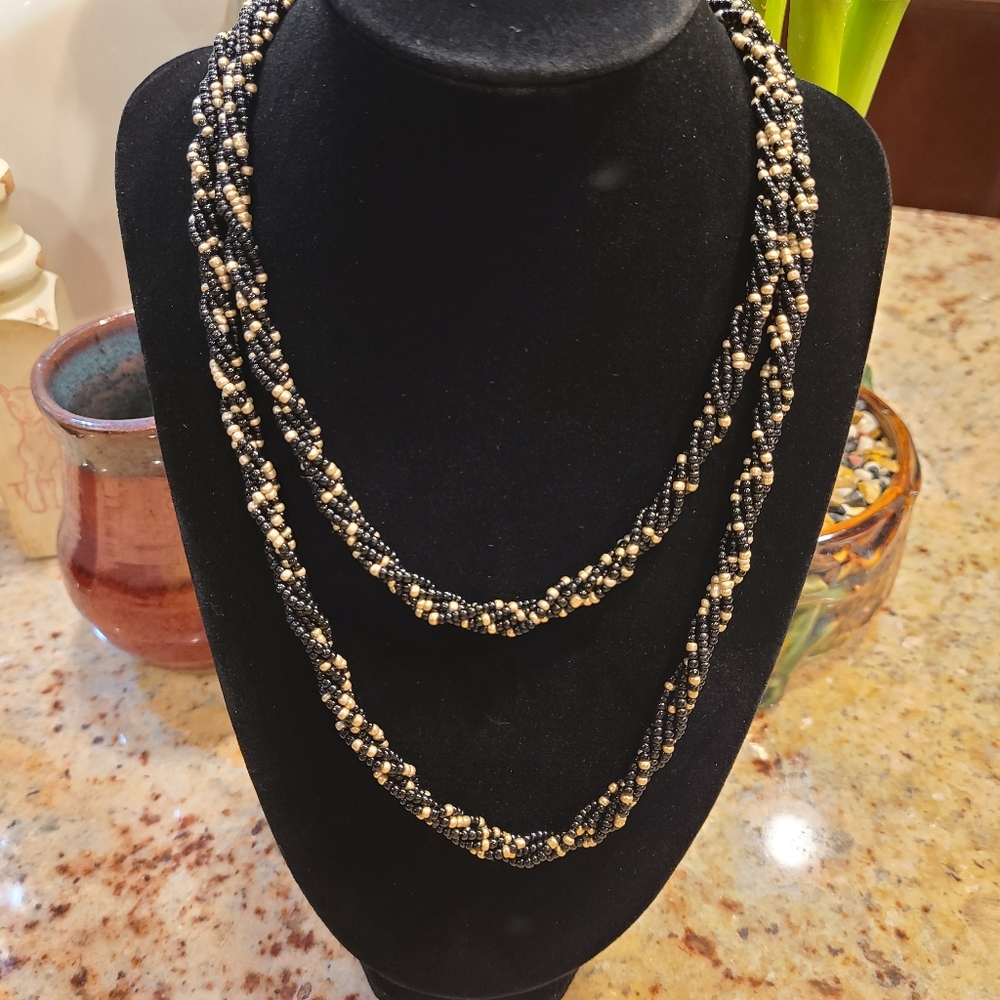 Beaded Rope Necklace ☠️3 For $20 Item